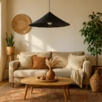 آویز نخ رافیا تک شعله مدل SP09-109