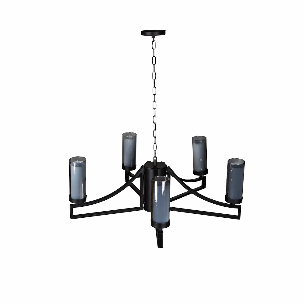 5-2-scaled لوستر فلزی پنج شعله مدل BAM2355