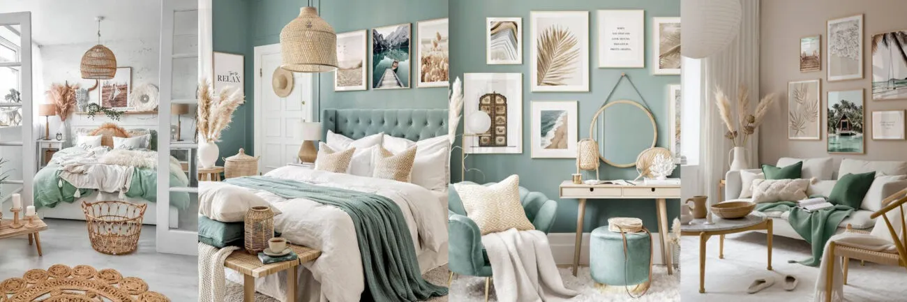 خرید لوستر حصیری بوهو