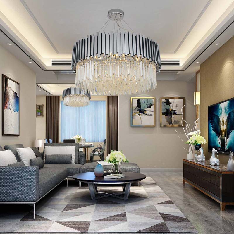 میزان روشنایی لوستر پذیرایی