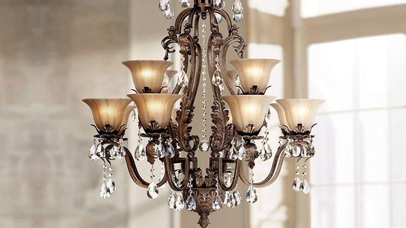 میزان روشنایی لوستر پذیرایی