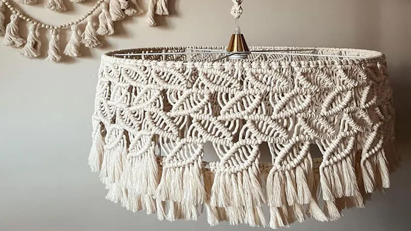 قیمت لوستر مکرومه 