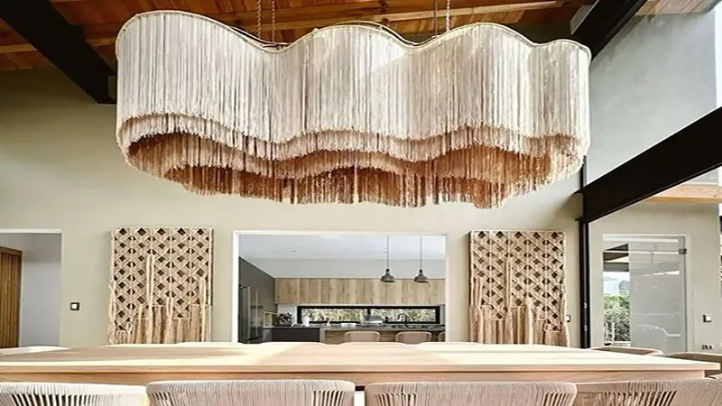 آموزش لوستر مکرومه