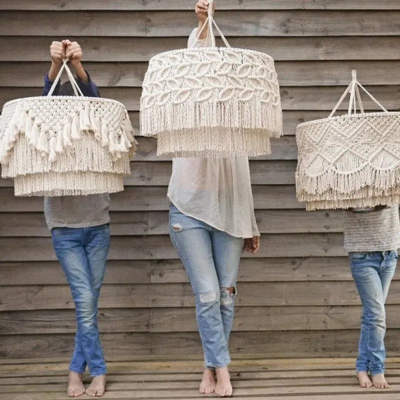 لوستر مکرومه: انواع و کاربردها