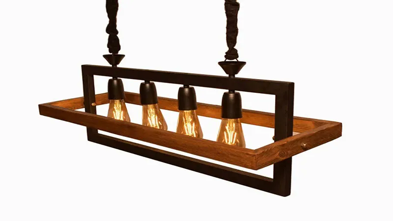 مزایای لوستر لاینر چوبی