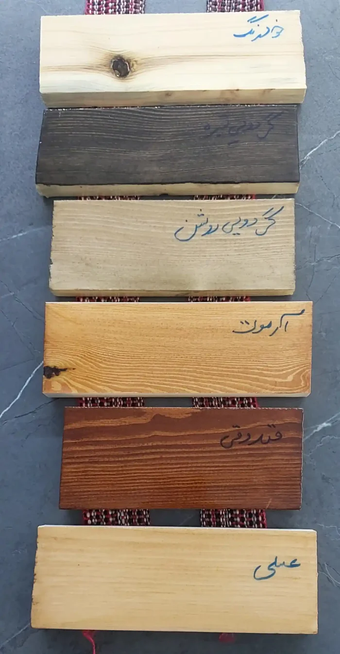 آینه قدی چوبی مدل پایه عصایی