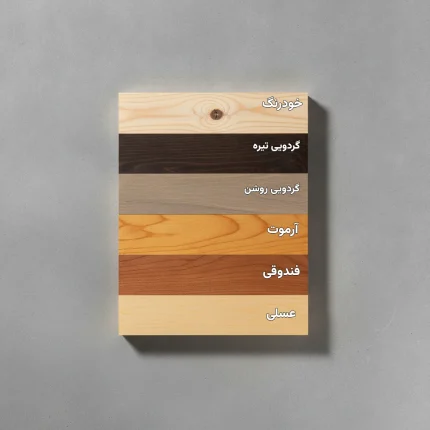 آینه قدی چوبی گنبدی ساده