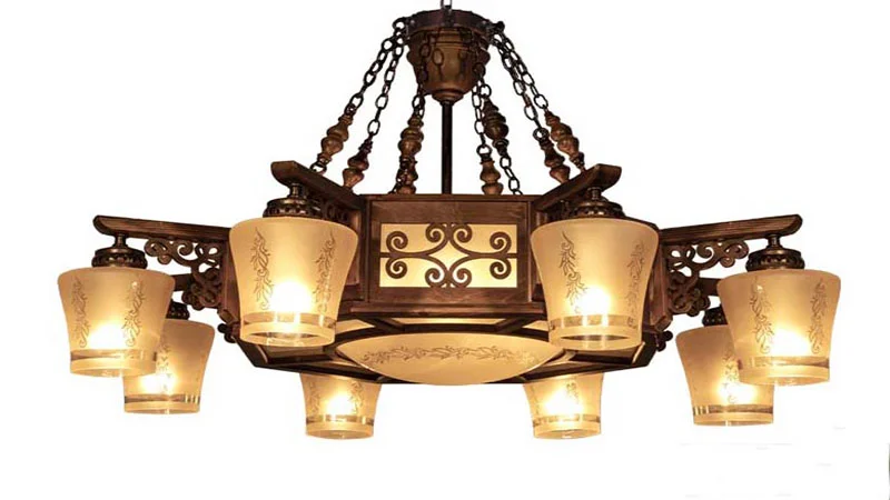 لوستر چوبی سنتی